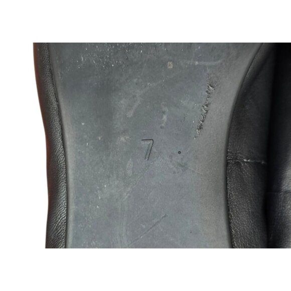 Madewell The Reid Ballet Flat in Leather Womens Black Size 7 - Picture 10 of 12